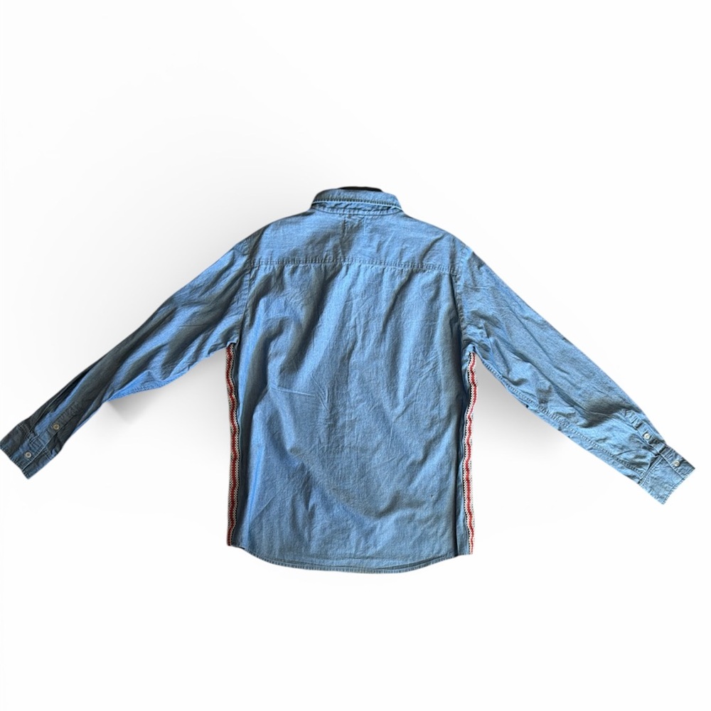 Sovereign Code Denim Blue Button-Up Shirt - Picture 2 of 4
